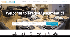 Desktop Screenshot of pragueapartment.cz