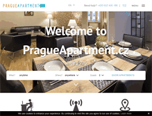 Tablet Screenshot of pragueapartment.cz